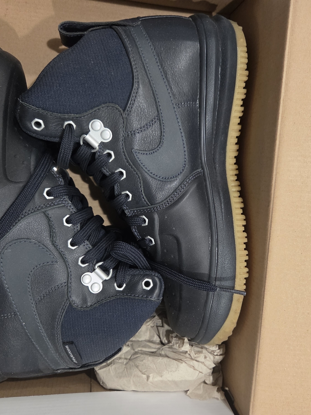 Nike Lunar Force 1 Sneakerboot GS 'Dark Obsidian'